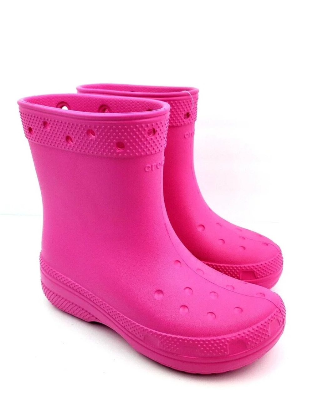 Crocs | Waterproof Rain Boots | Bright Pink | 10c